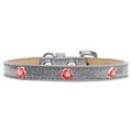 Pet Pal Red Rose Widget Dog CollarSilver Ice Cream Size 10 PE911217